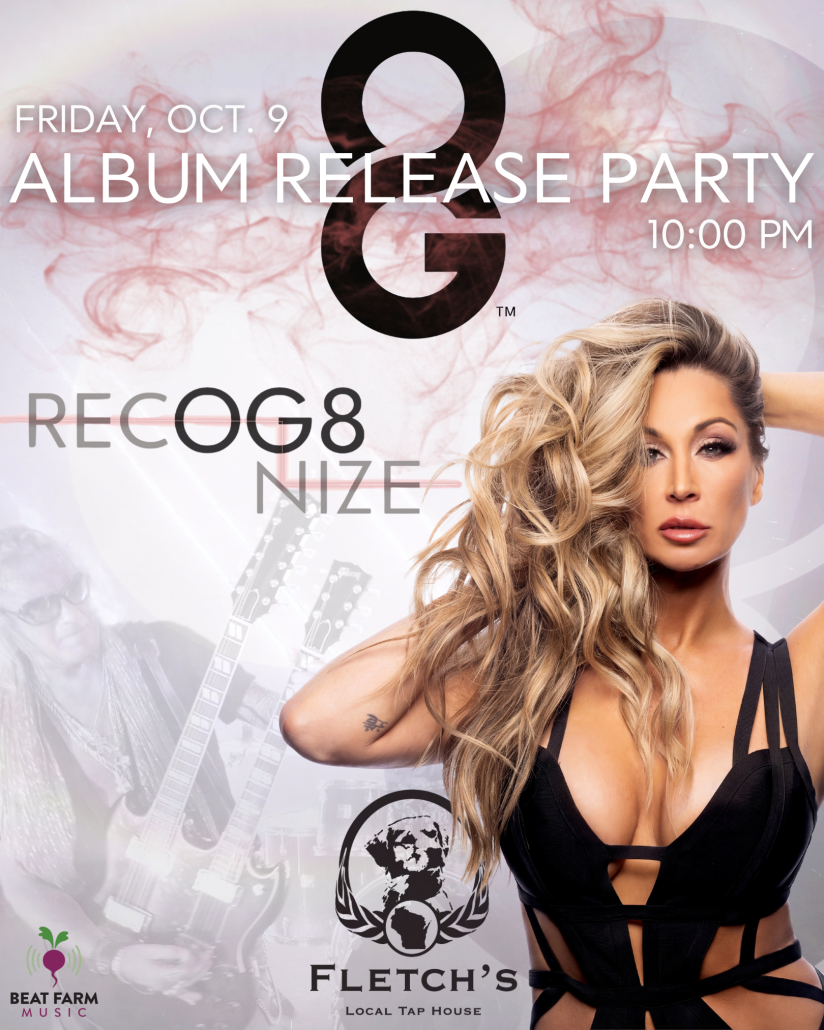 Friday October 9 OG8 Album Release Party 10 PM at Fletch's Local Tap House in downtown Oshkosh. 566 N Main St, Oshkosh, WI 54901.